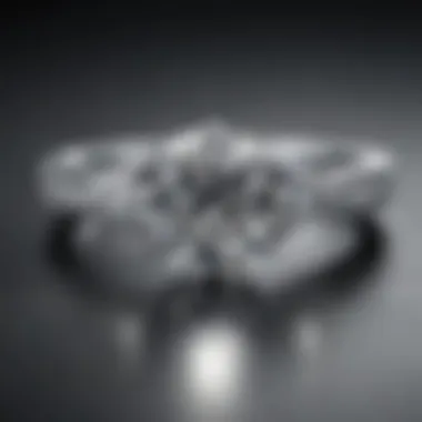 Detailed view of diamond certification for Tiffany and Costco rings