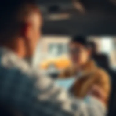 Person assessing personal insurance needs