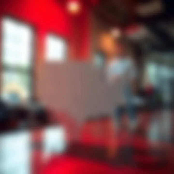 Map highlighting state-specific insurance regulations