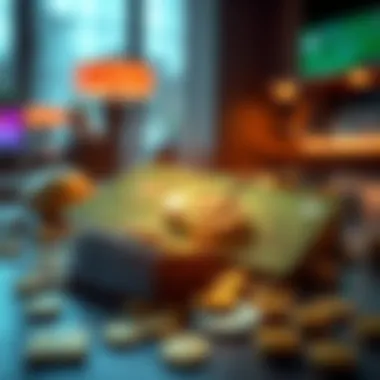 Cash Back Rewards Illustration A visual representation of cash back rewards from credit cards