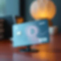 Innovative debit card design representing digital finance