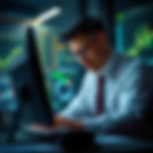 Role of Financial Business Controller in Data Analysis Financial Business Controller Analyzing Data