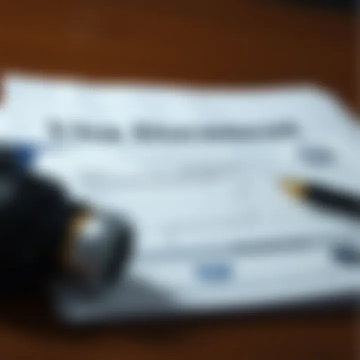 Documentation and paperwork for visa applications