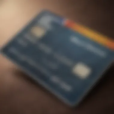 A visual representation of a secured credit card with highlighted features