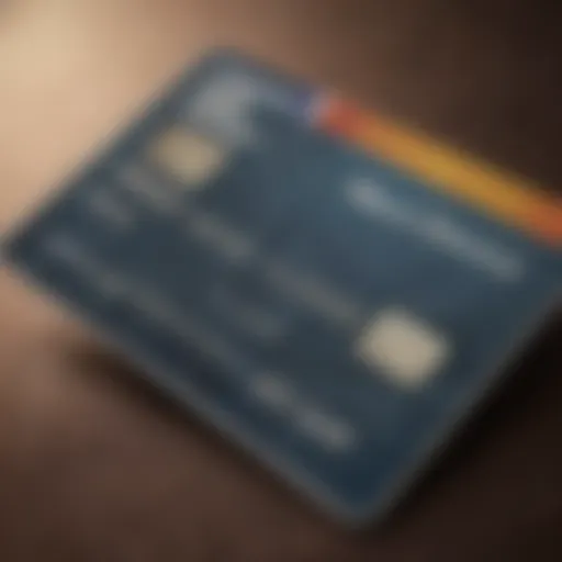 A visual representation of a secured credit card with highlighted features