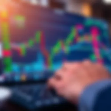 Comparison of various stock chart applications interface