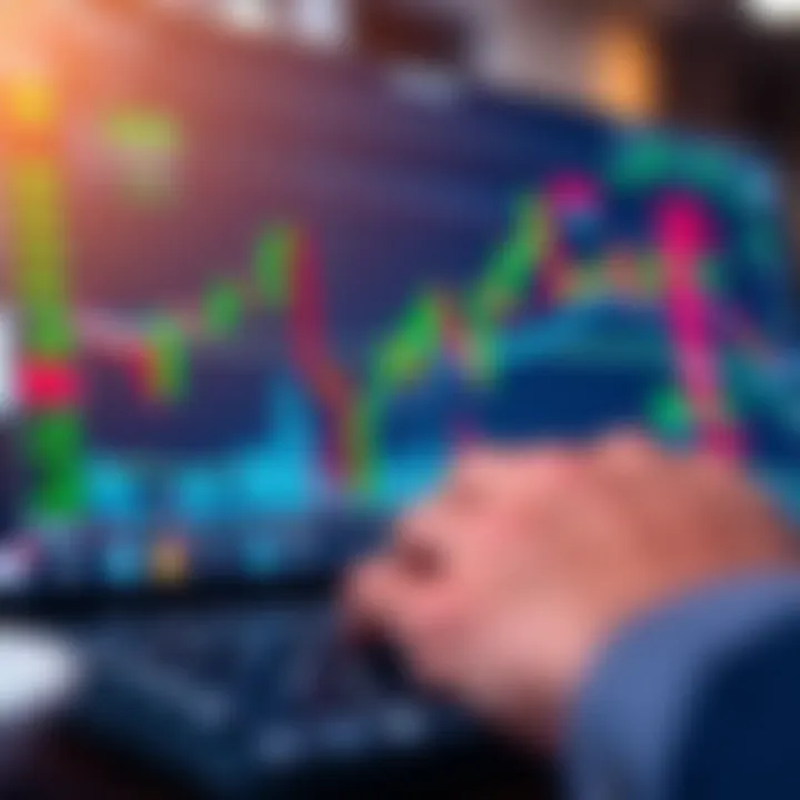 Comparison of various stock chart applications interface