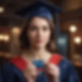 A recent graduate holding a secured credit card