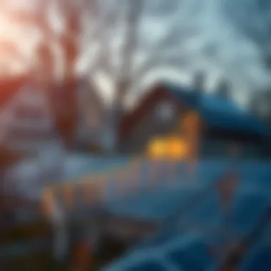 Graph showcasing cost savings from solar energy