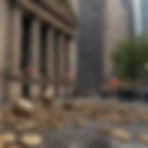 A detailed view of various Wall Street securities