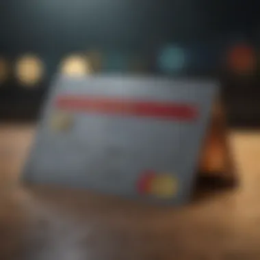 Visual representation of credit card features