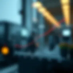 A graph illustrating the correlation between FICO scores and lending rates