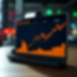 Graph showcasing dividend yield trends