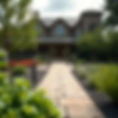 Curb Appeal Matters: The Impact of Landscaping Beautifully landscaped outdoor space enhancing curb appeal