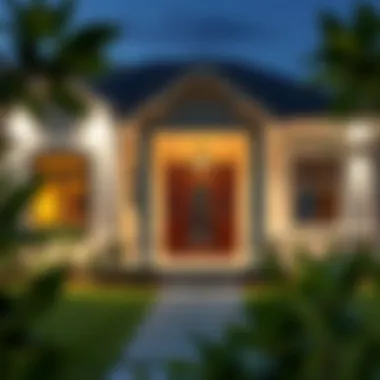 Visualizing Your Dream Home A modern home with a welcoming entrance