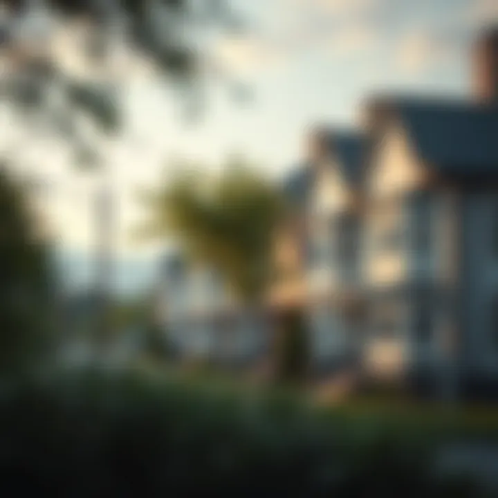 Imagining Your Future Neighborhood A serene neighborhood representing the ideal living environment