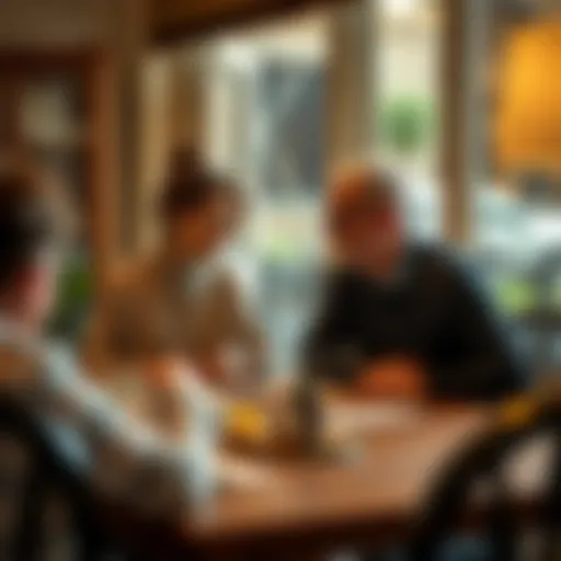 Couple discussing their financial goals at a cozy dining table