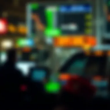 Illustration of market trends influencing investments