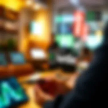 Peer-to-Peer Lending: A New Financial Era Graphic showcasing peer-to-peer lending platforms