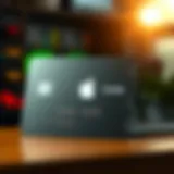 Understanding Apple Credit Card Charges Illustration of Apple Credit Card with financial symbols