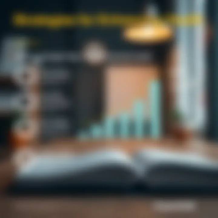 Strategies for Enhancing Financial Health Infographic showcasing strategies to improve financial health