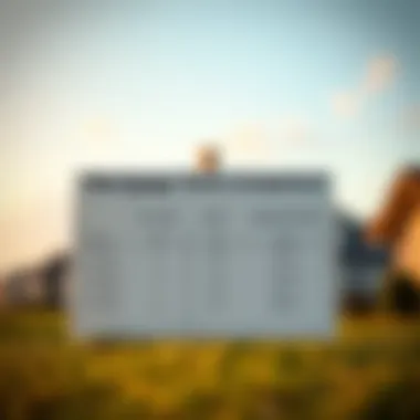 Mortgage Term Comparison Comparison chart of mortgage terms