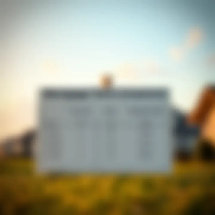 Mortgage Term Comparison Comparison chart of mortgage terms