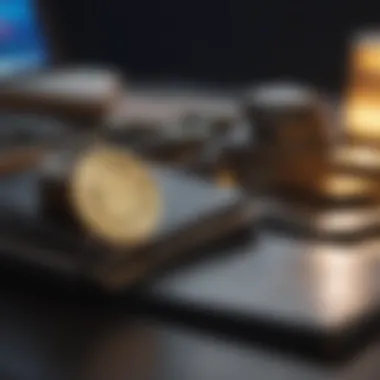 Security Aspects of Coinbase Wallet Graphic illustrating security features of Coinbase Wallet