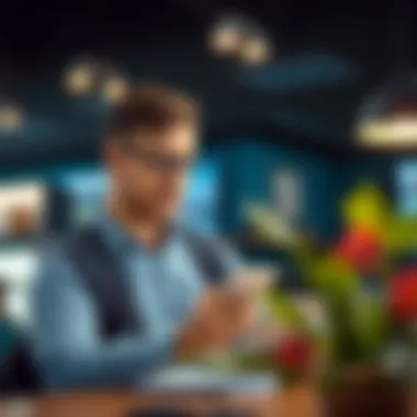 A person calculating the value of travel points and potential savings.